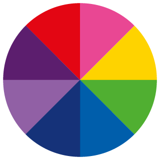 Multicoloured