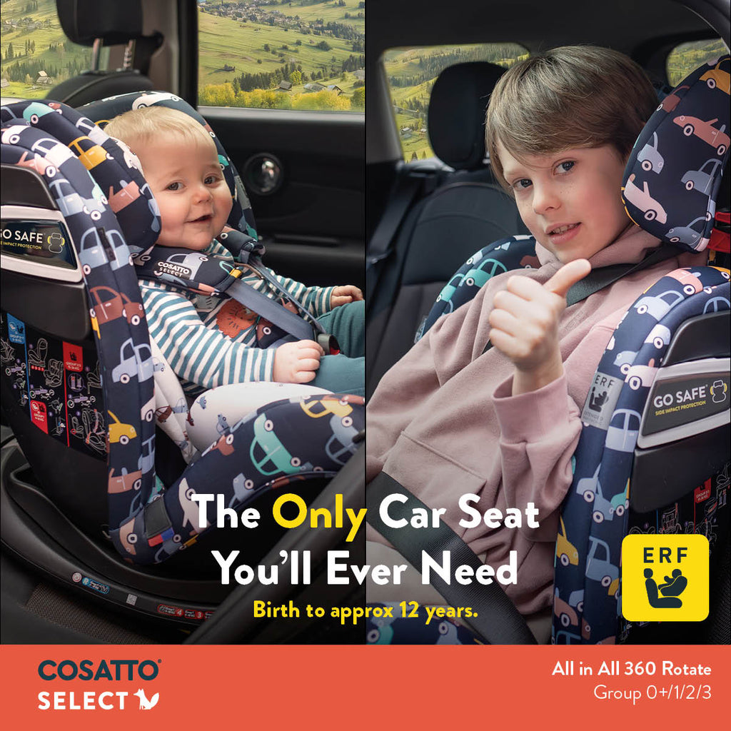 All in All 360 Rotate Car Seat Fika Forest – Cosatto Store