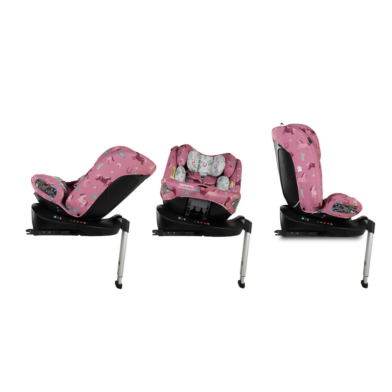 Get Set Grow Plus i-Size 360 Car Seat Pony Party