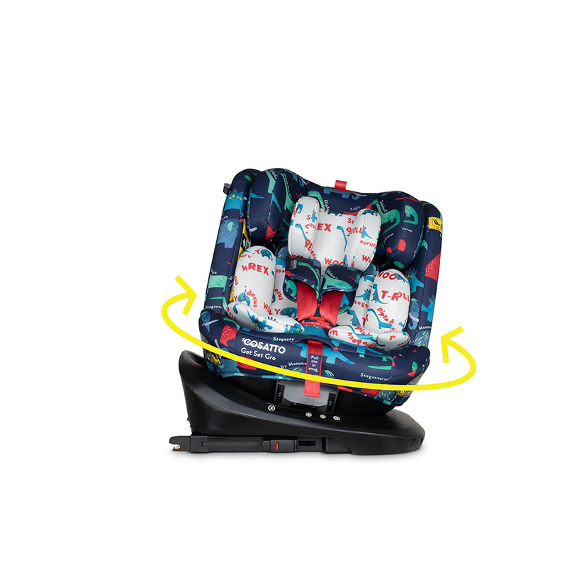 Get Set Gro i-Size 360 Car Seat D is for Dino - Carseat - Cosatto Store