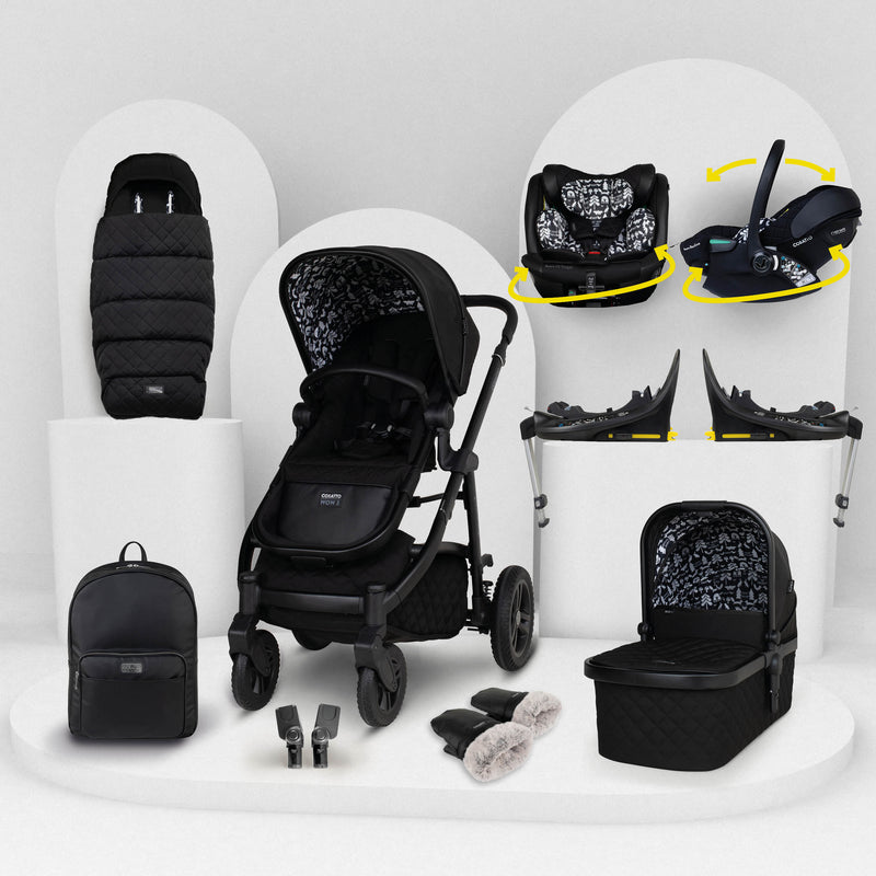 Wow 3 All Stage Family Rotate & Recline 2 Base Bundle Silhouette