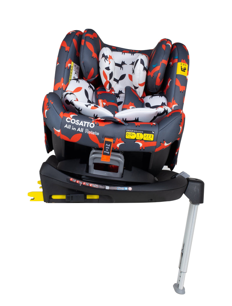 Ex Display All in All Rotate Group 0+123 Car Seat Charcoal Mister Fox - Carseat - Cosatto Store
