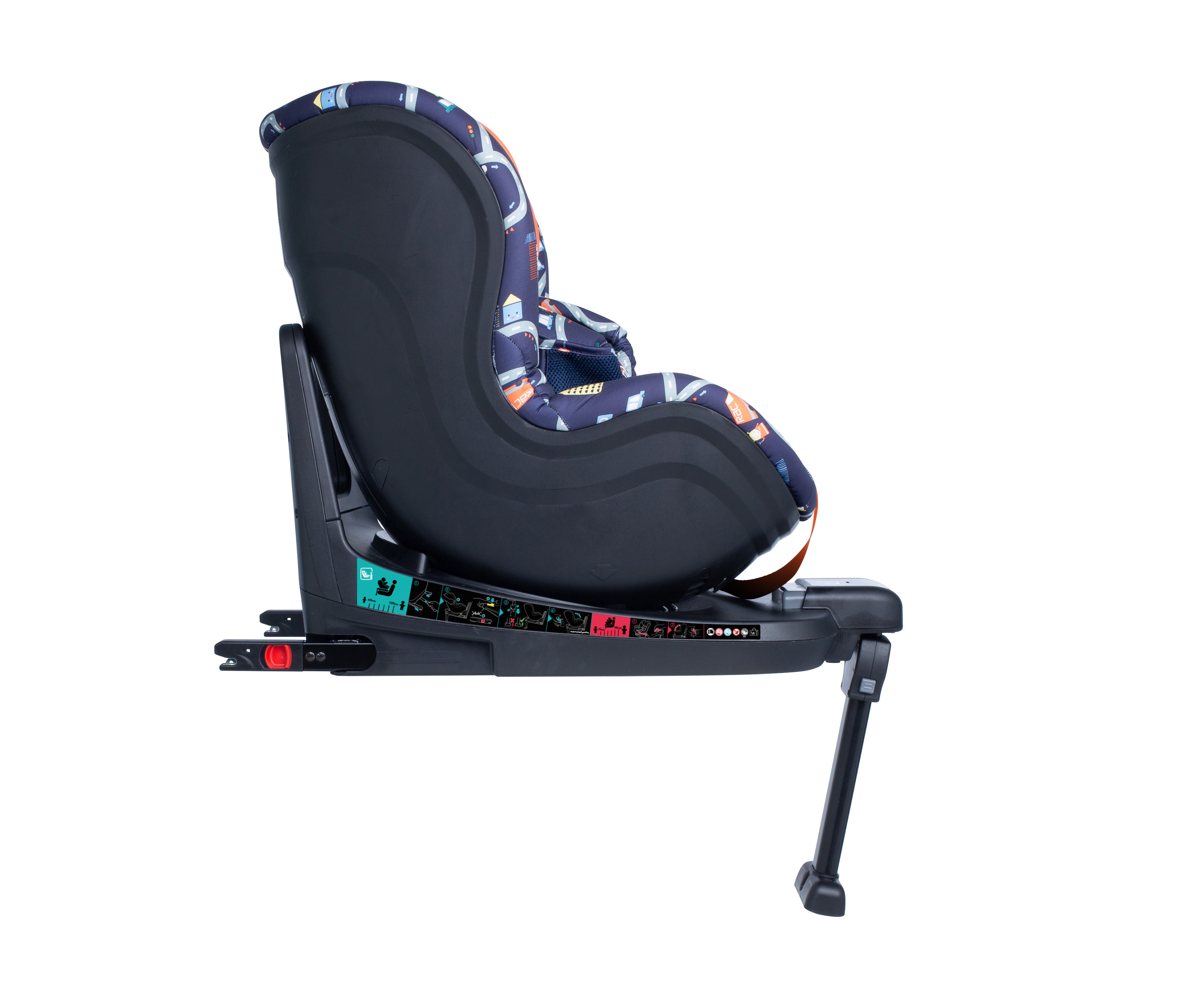 RAC Come and Go i-rotate i-size Car seat Road Map