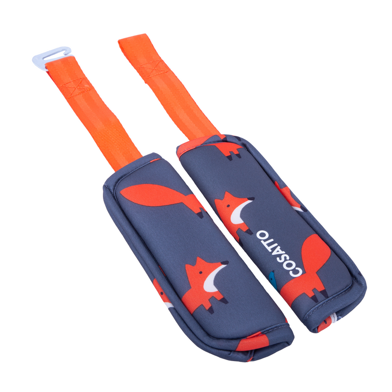 Zoomi CHARCOAL MISTER FOX Chest Pads - Pair - Spare Part - Cosatto Store