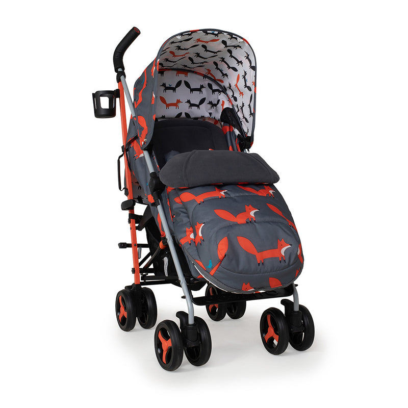 Supa 3 Stroller Charcoal Mister Fox - Stroller - Cosatto Store