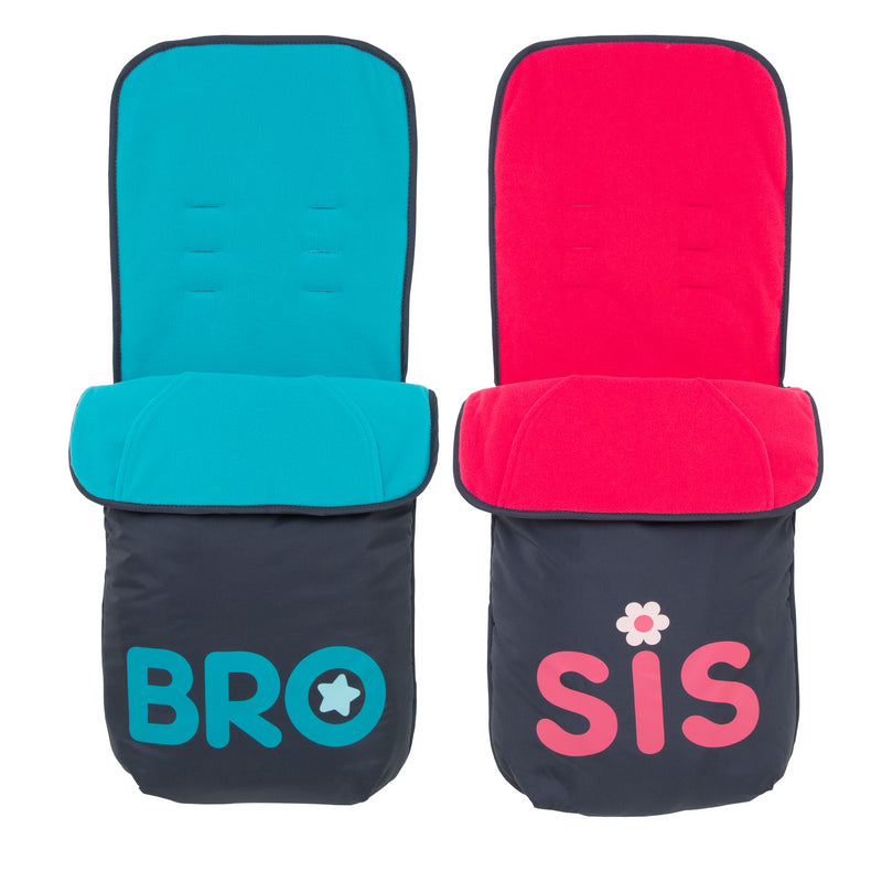Cosatto Twin Footmuffs Bundle Bro N Sis Too - Accessory Pack - Cosatto Store