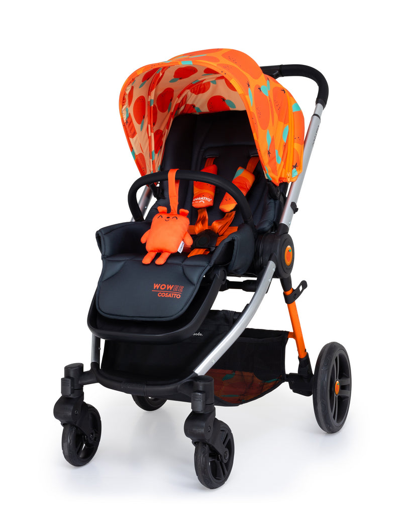 Ex Display Wowee Chassis and Seat Unit So Orangey - Pram and Pushchair - Cosatto Store