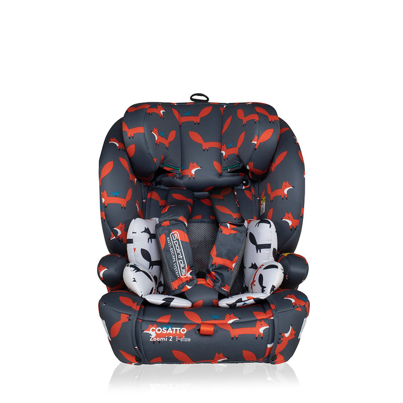 Zoomi 2 i-Size Car Seat Charcoal Mister Fox - Carseat - Cosatto Store