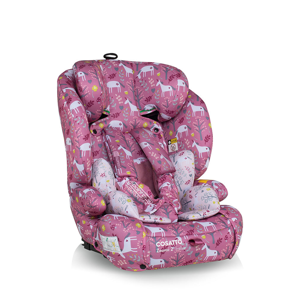 Zoomi 2 iSize Car Seat Unicorn Garden Cosatto Store