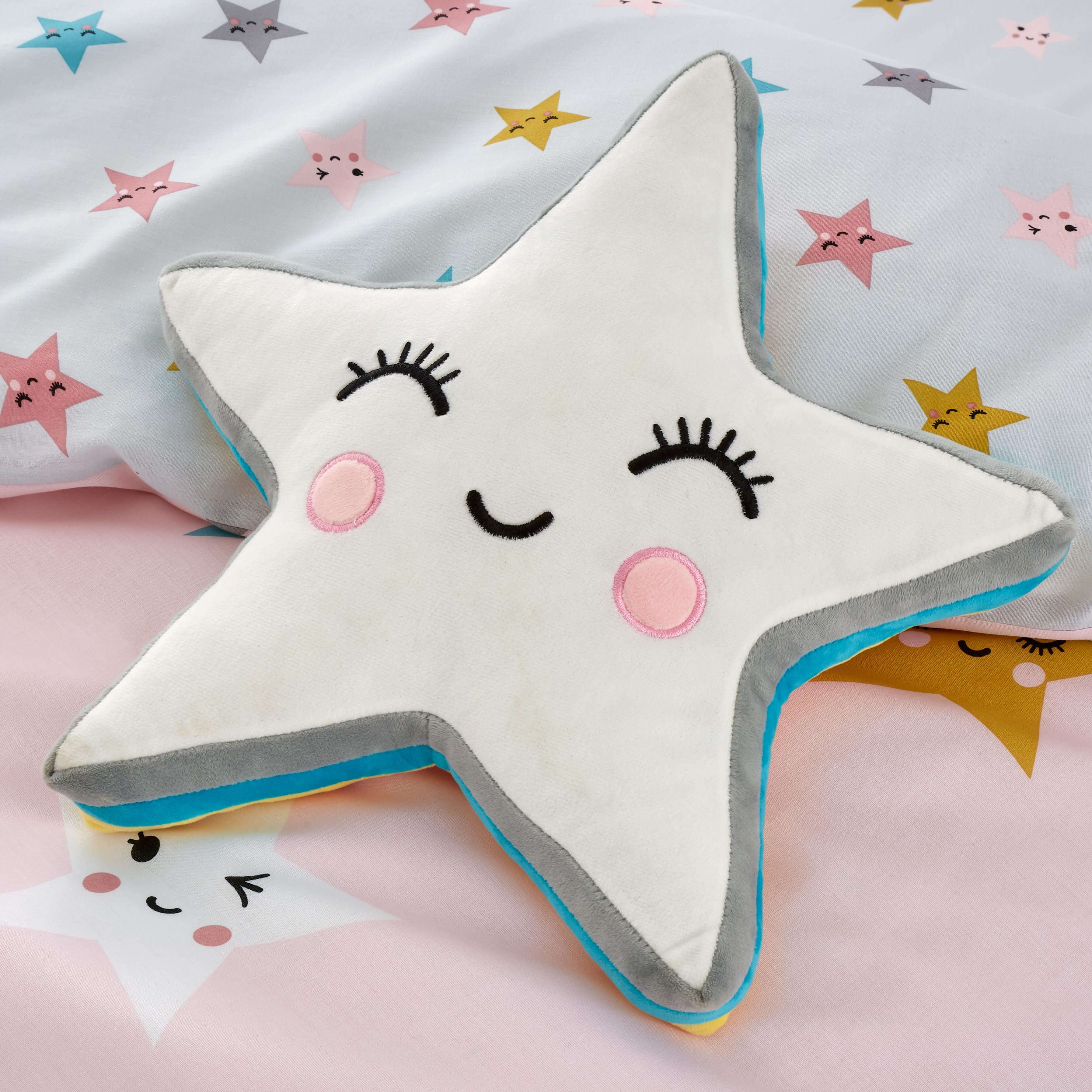 Cuddly Cushion Happy Stars