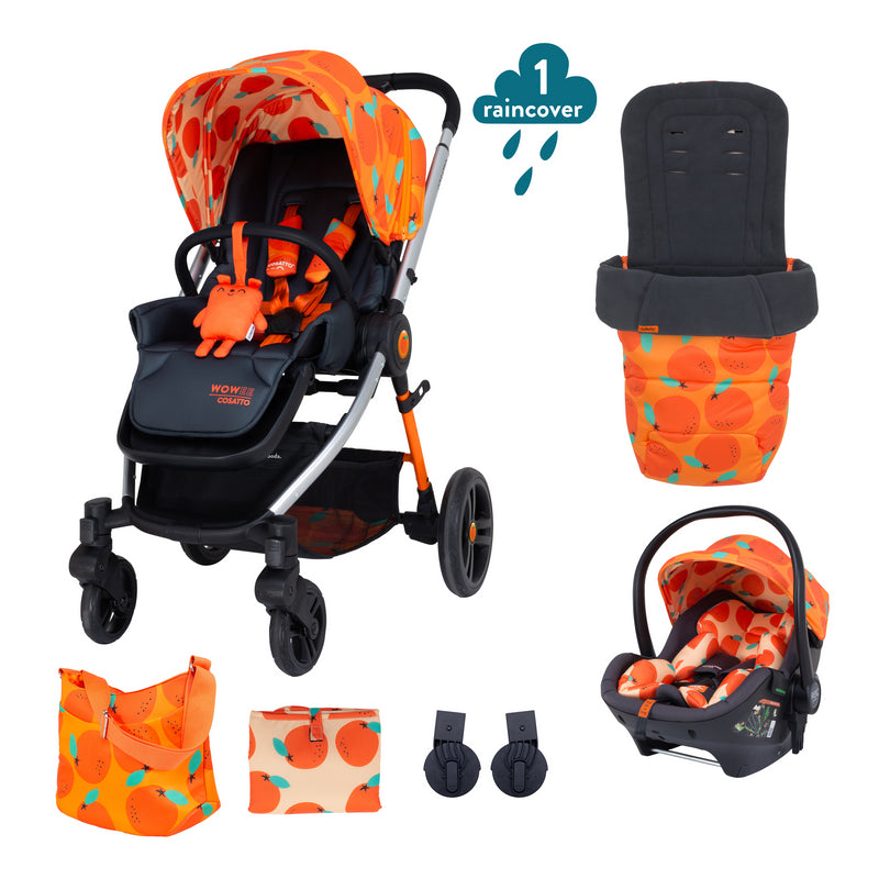 Wowee Pushchair Car Seat Accessory Bundle So Orangey - Bundle - Cosatto Store