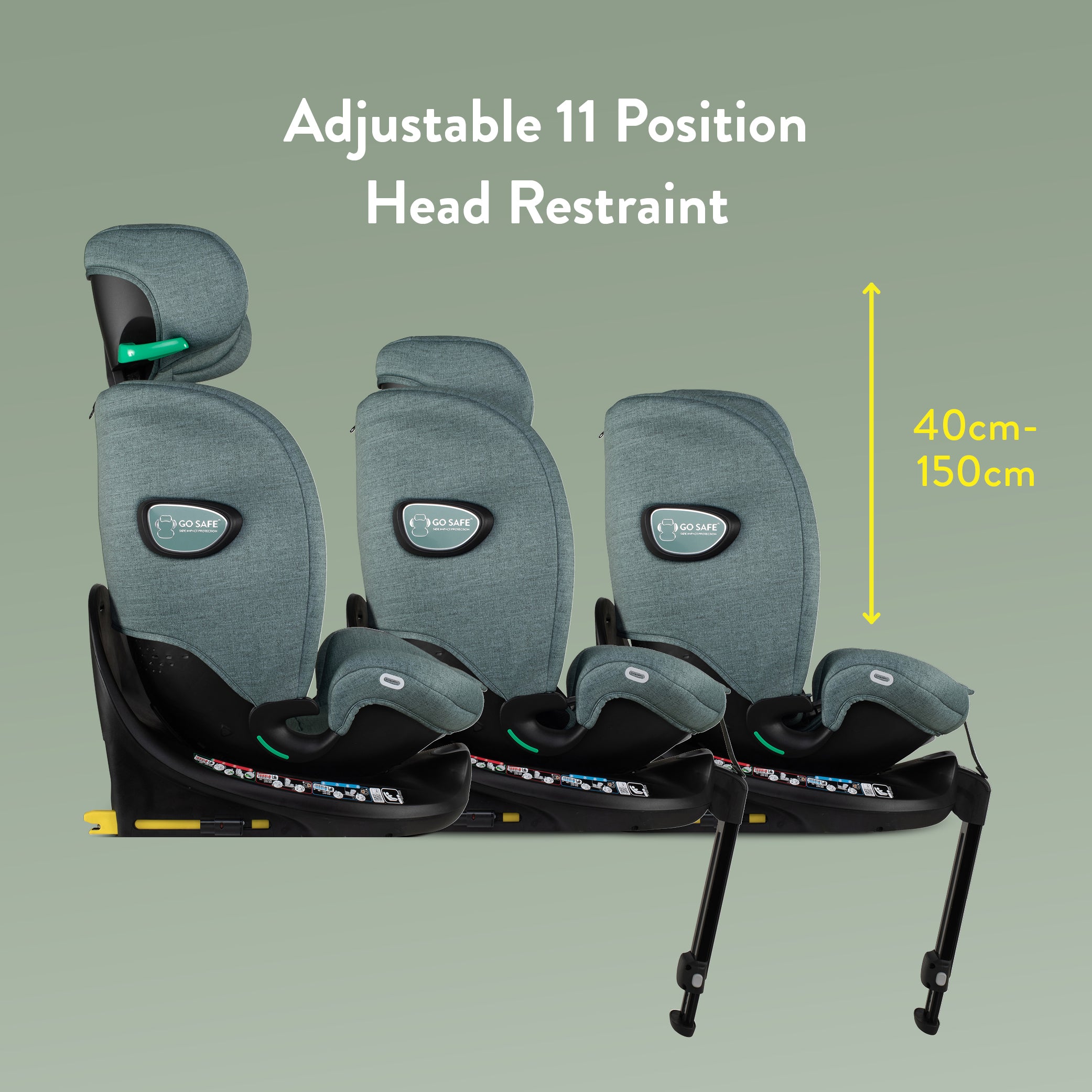 All in All Extra i-Size 360 Car Seat Meadow