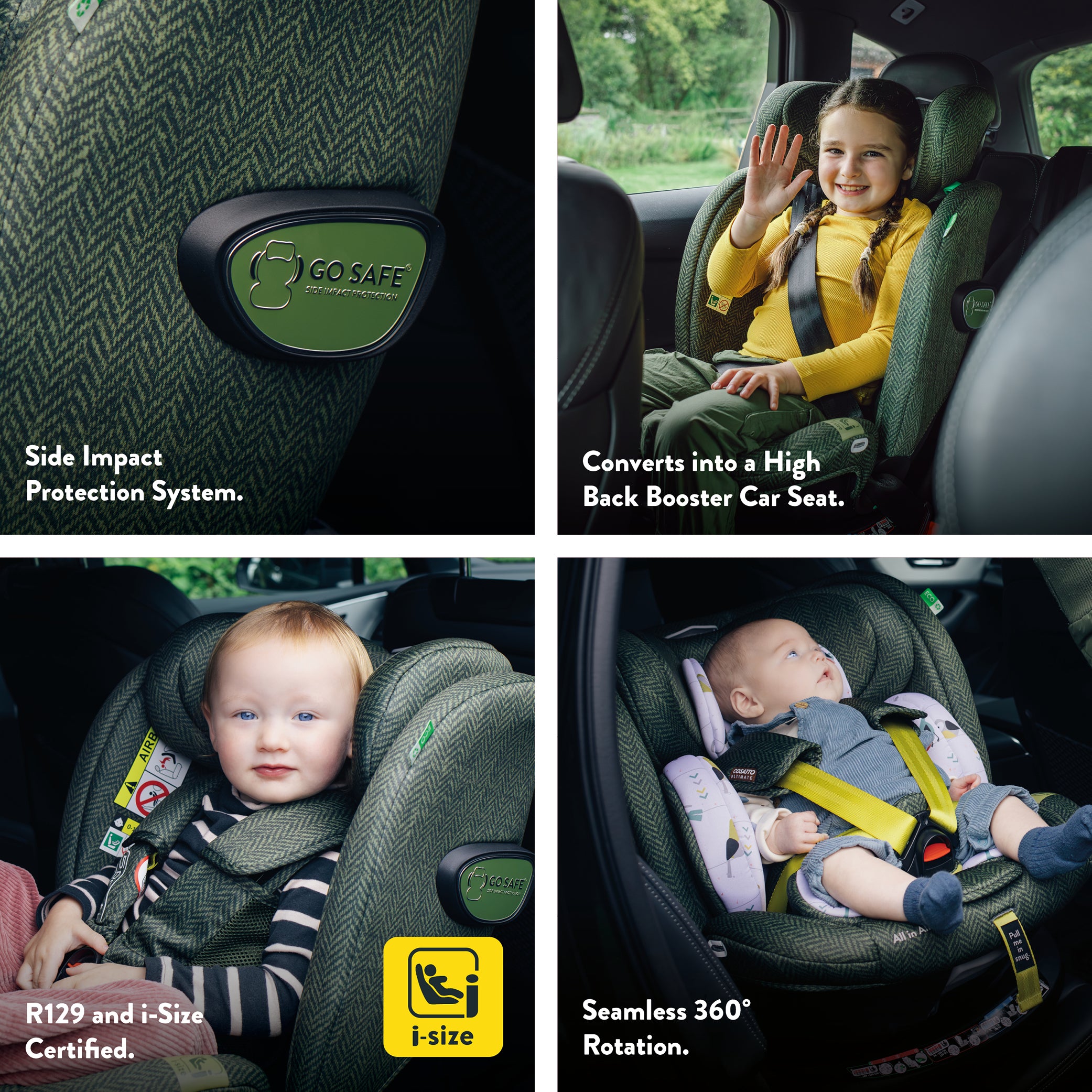 All in All Extra i-Size 360 Car Seat Masquerade