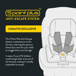 On The Go i-Size Travel Car Seat Silhouette