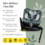 All in All Extra i-Size 360 Car Seat Meadow
