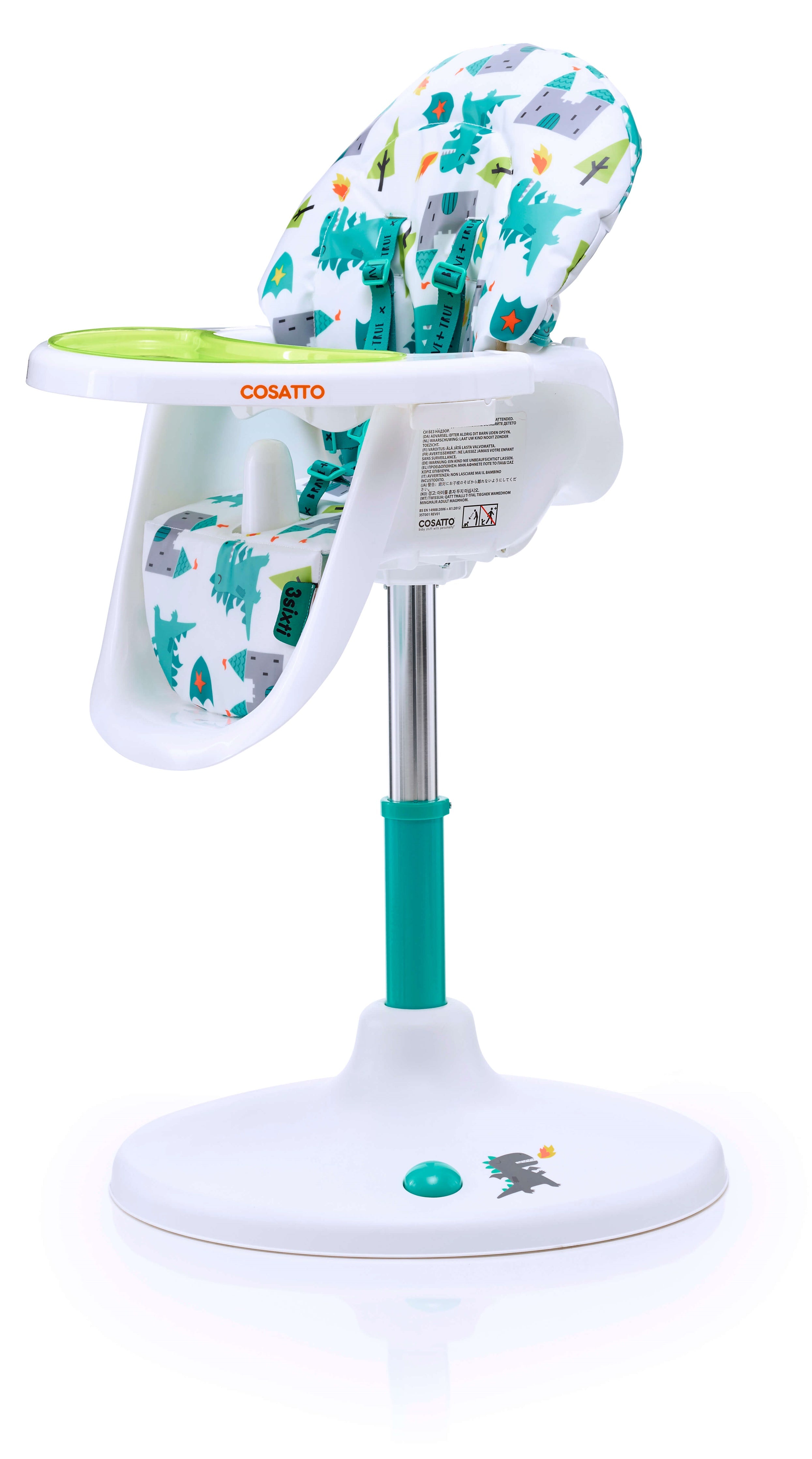 Ex Display 3Sixti2  Highchair Dragon Kingdom - Highchair - Cosatto Store