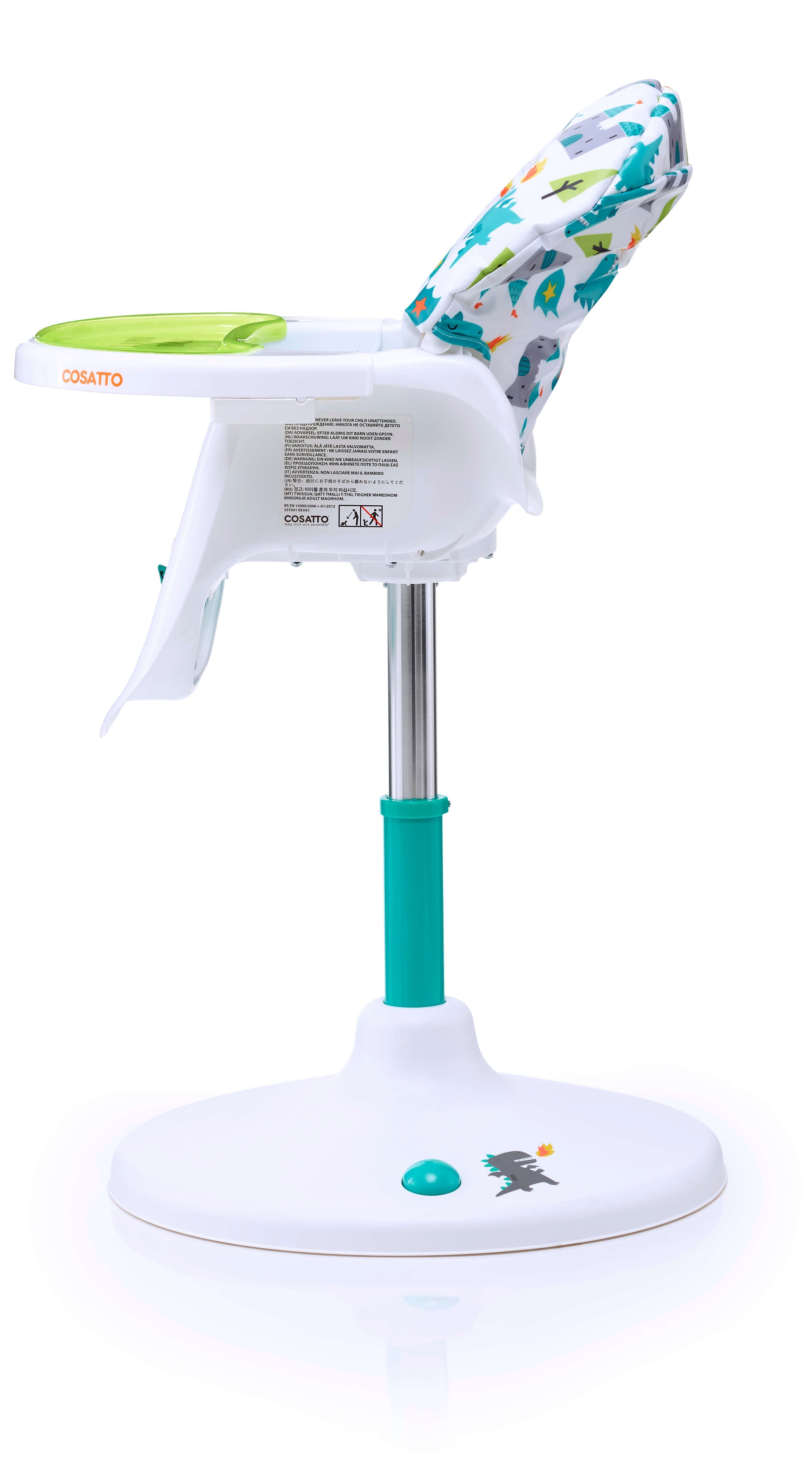 Ex Display 3Sixti2  Highchair Dragon Kingdom - Highchair - Cosatto Store