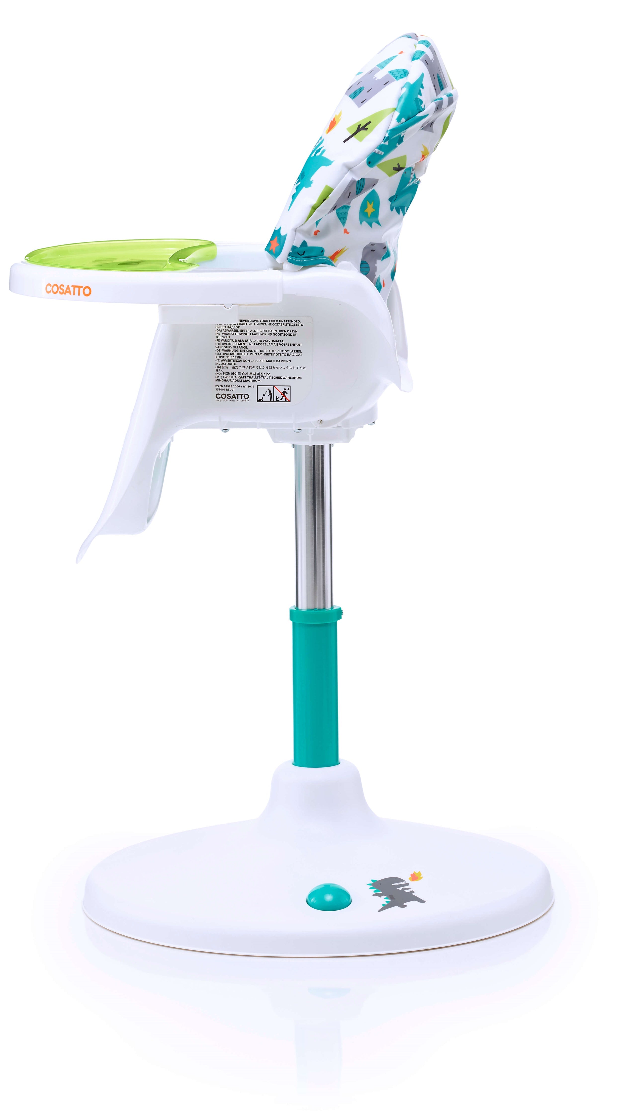Ex Display 3Sixti2  Highchair Dragon Kingdom - Highchair - Cosatto Store