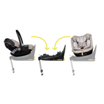 Wow 3 All Stage Family Rotate & Recline 2 Base Bundle Whisper