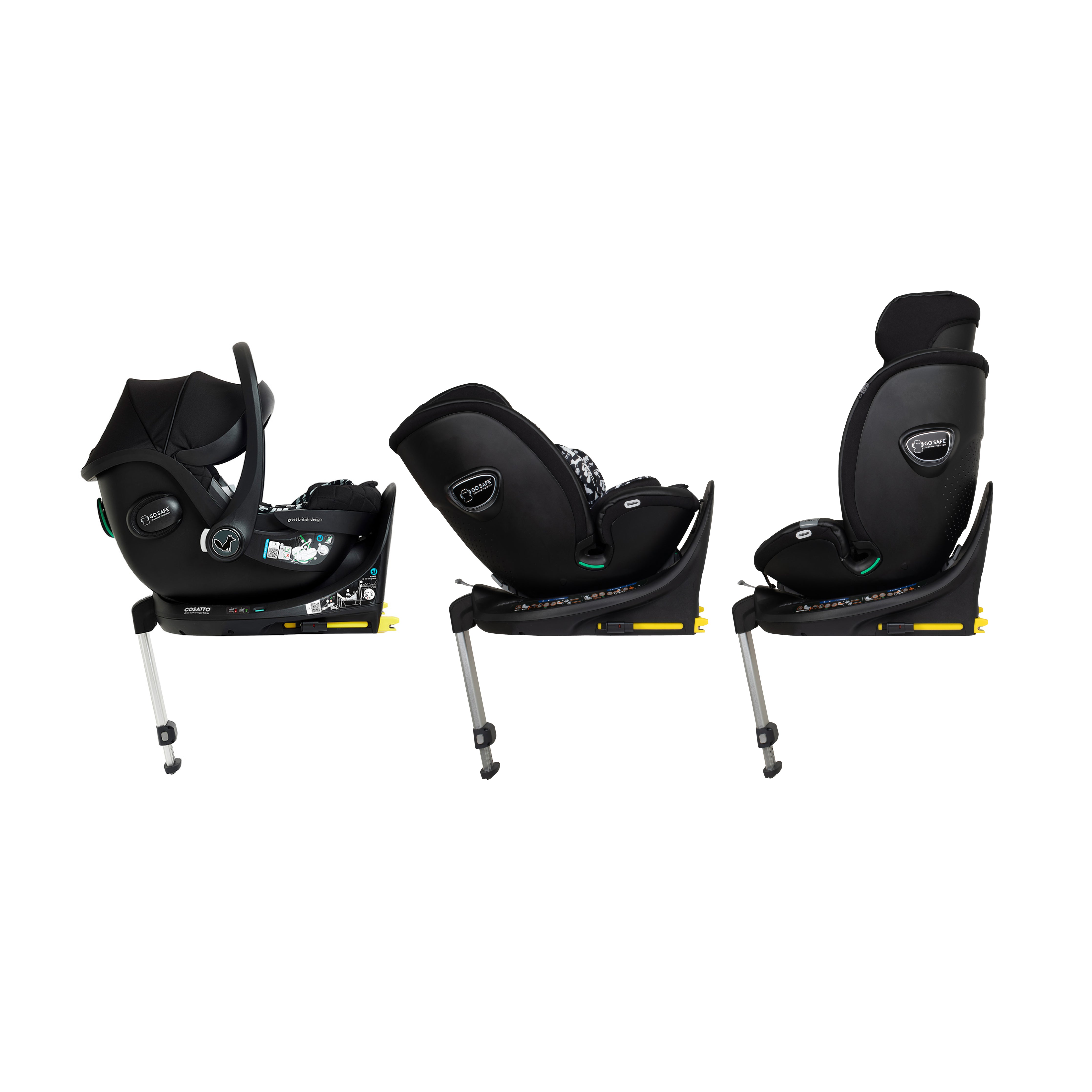 Acorn i-Size Rotating Family Bundle Silhouette - Carseat - Cosatto Store