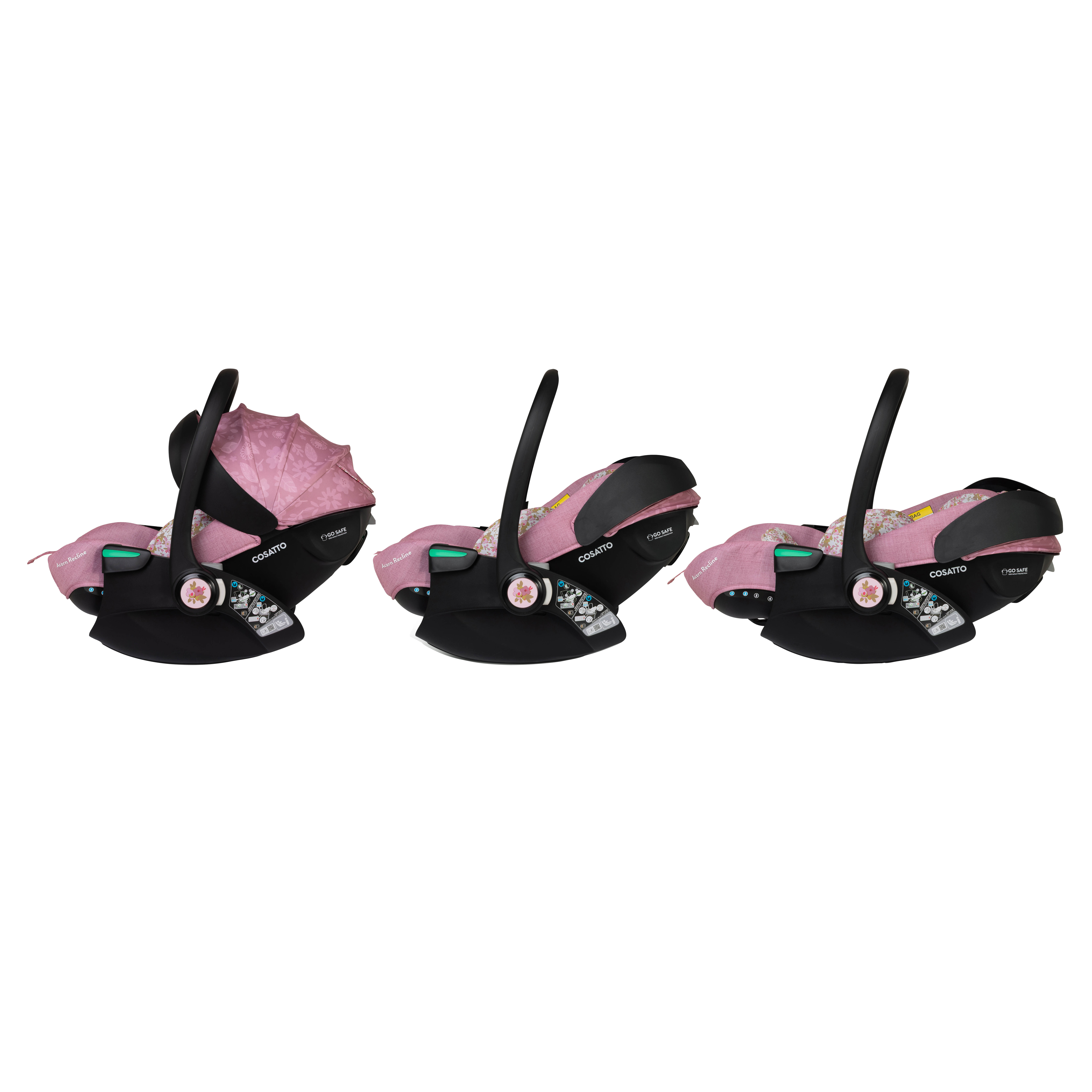 Woosh City Recline Car Seat Bundle Camille