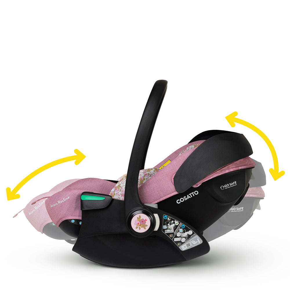 Woosh City Recline Car Seat Bundle Camille