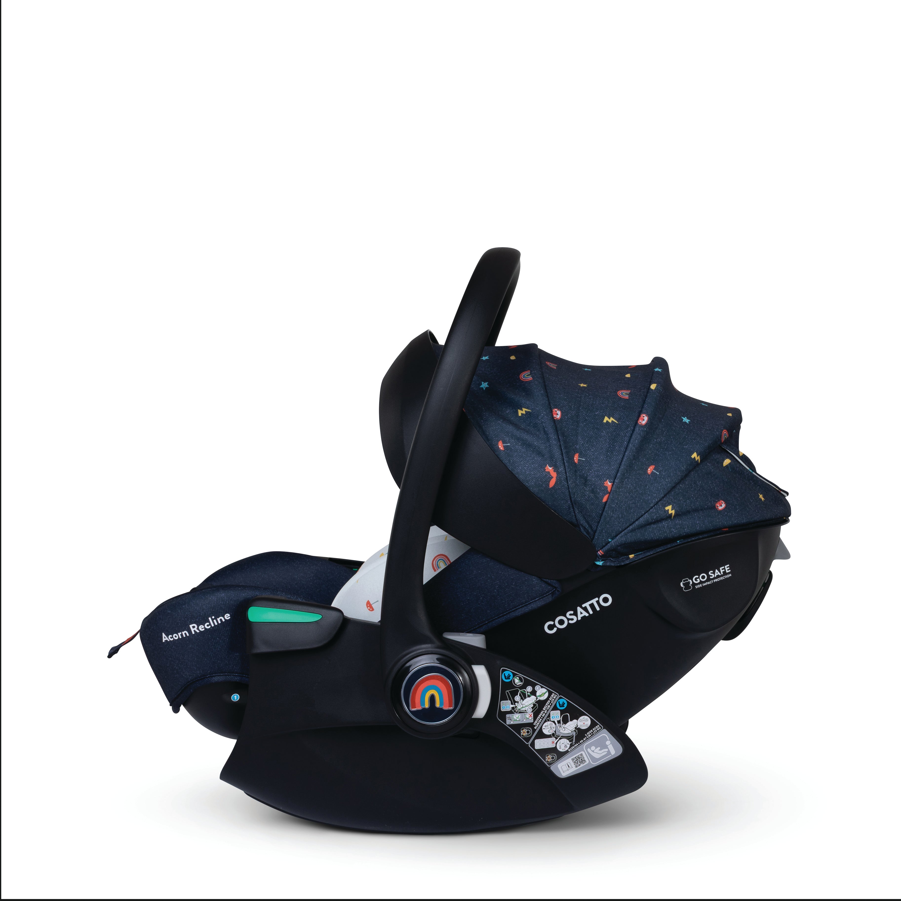 Acorn Recline i-Size 0+ Car Seat Doodle Days