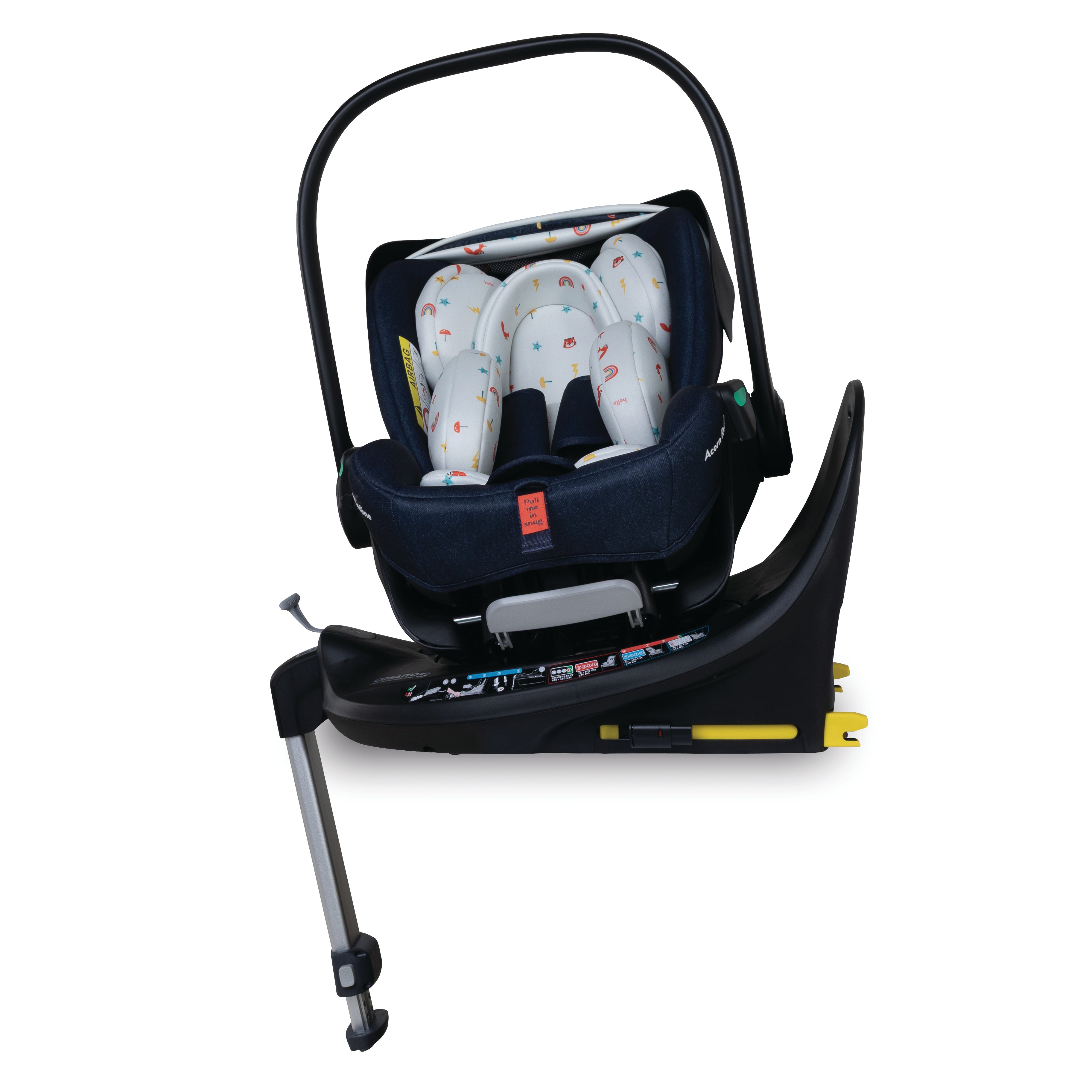 Acorn Recline i-Size 0+ Car Seat Doodle Days