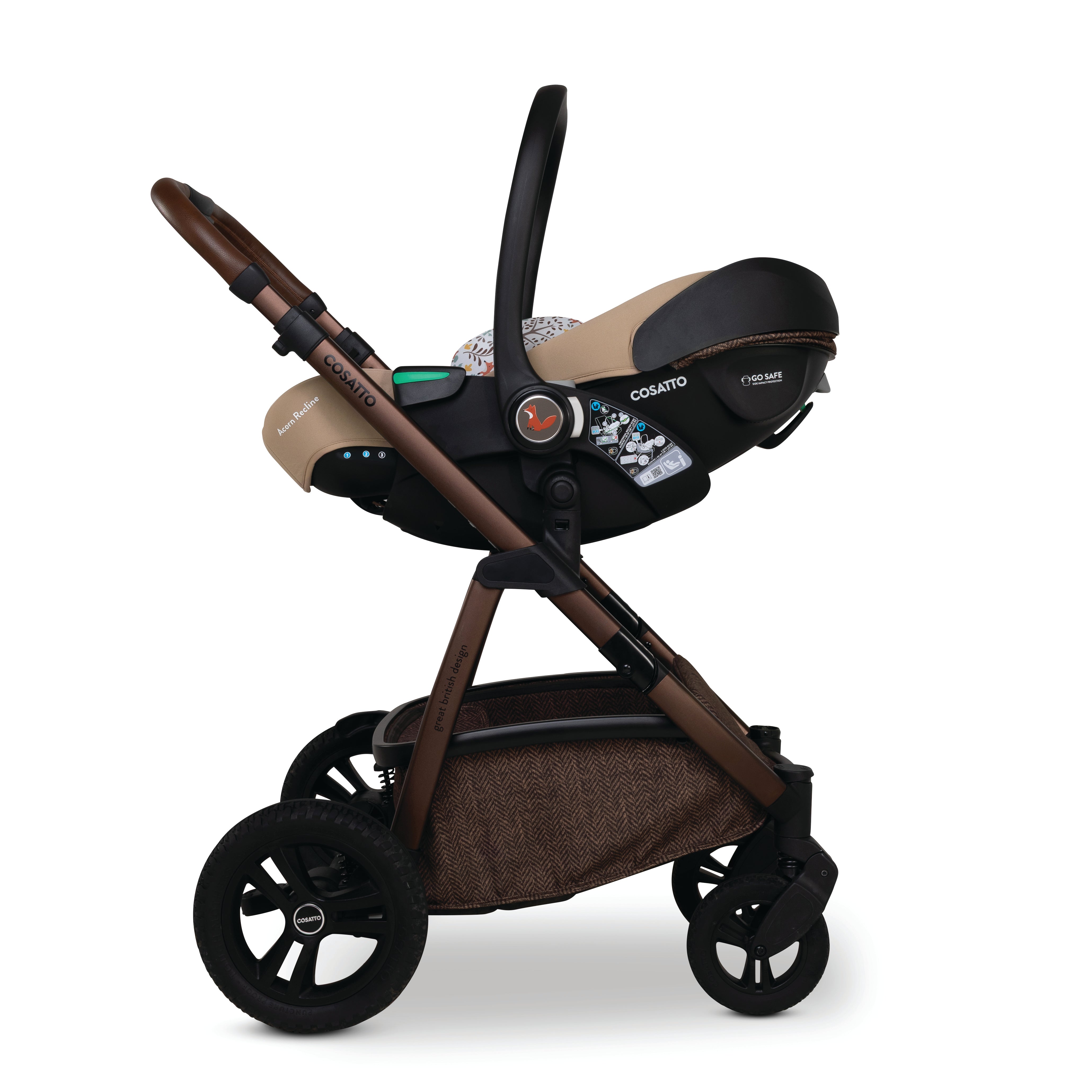 Acorn Recline i-Size 0+ Car Seat Foxford Hall