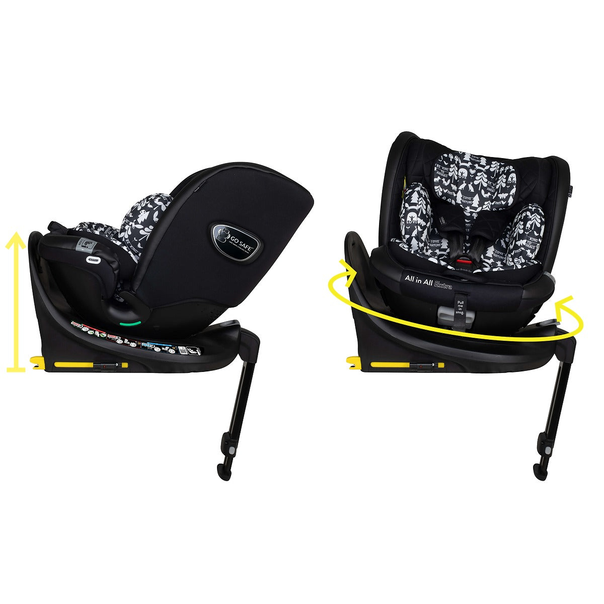 All in All Extra i-Size 360 Car Seat Silhouette