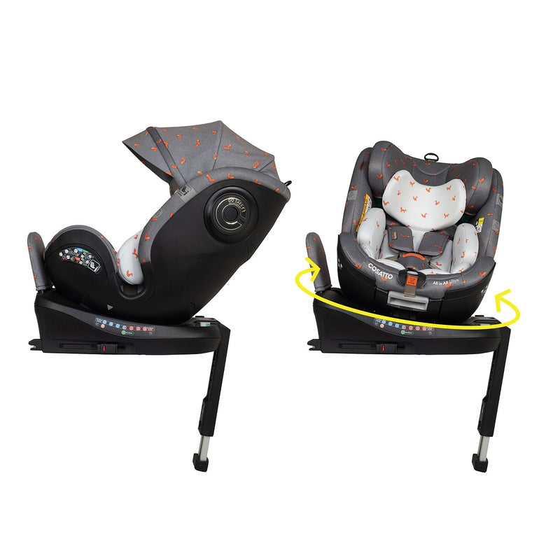All in All Ultra 360 Rotate i-Size Car Seat Foxling