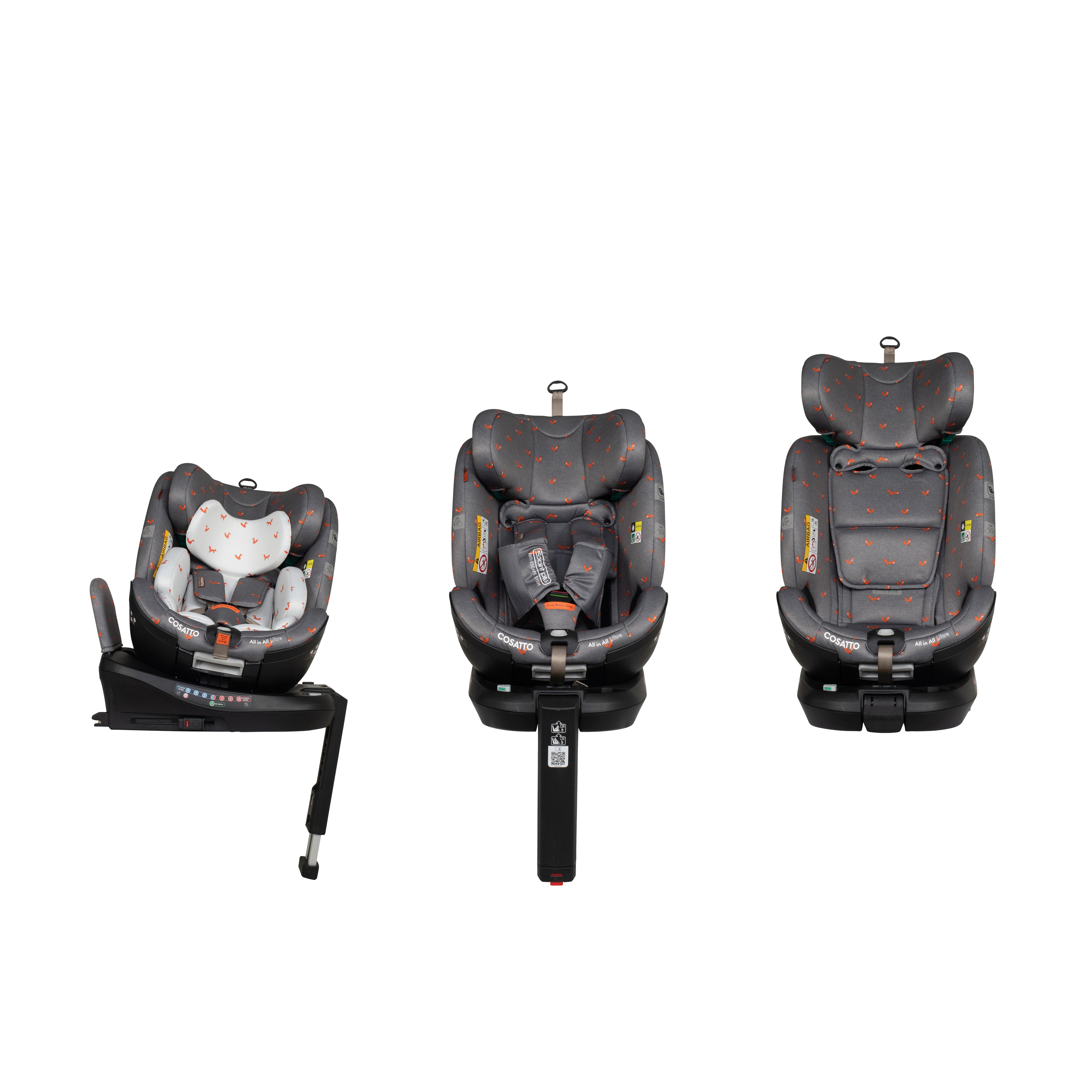 All in All Ultra i-Size 360 Car Seat Foxling