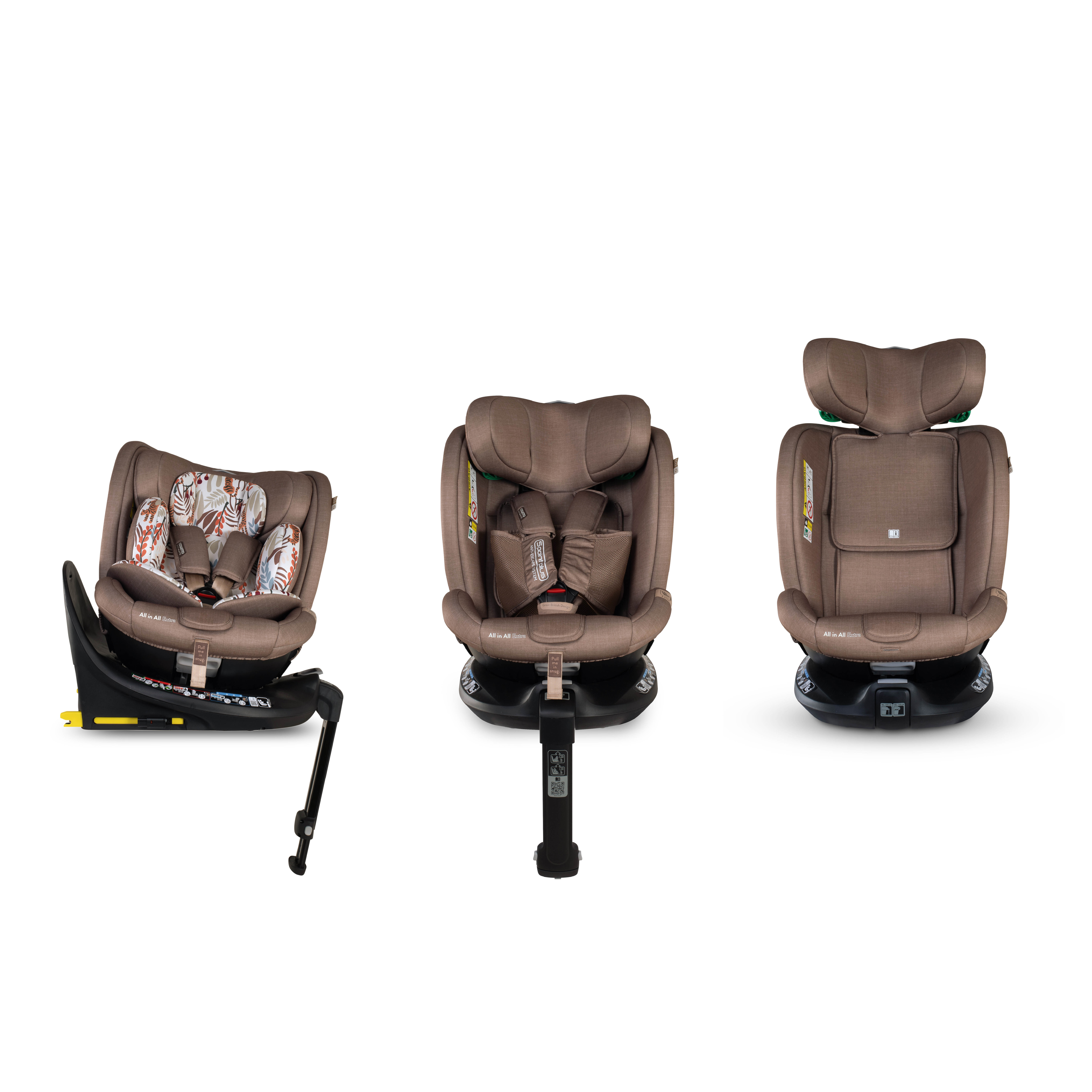 All in All Extra i-Size 360 Car Seat Tiger Tale