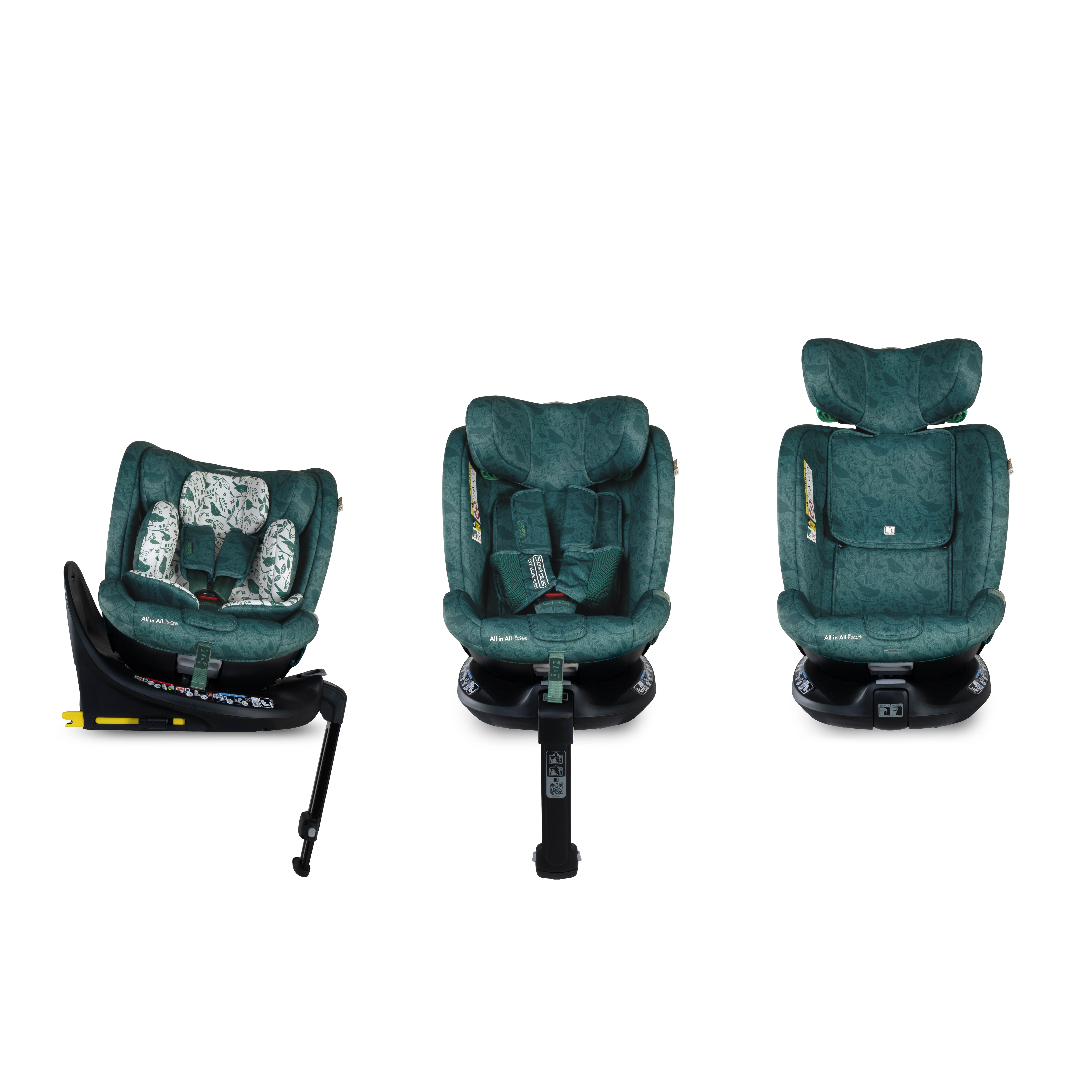 All in All Extra i-Size 360 Car Seat Wildwood