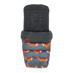 Cosatto Footmuff Charcoal Mister Fox - Footmuff - Cosatto Store