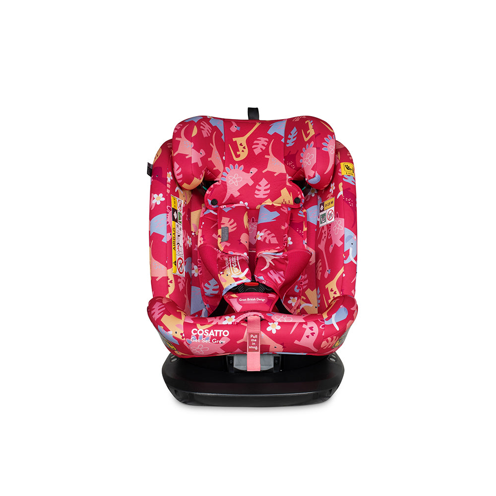 Get Set Grow i-Size Car Seat Dino Delite