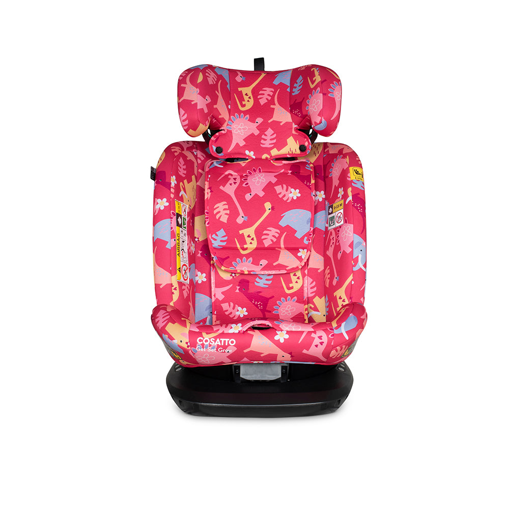 Get Set Grow i-Size Car Seat Dino Delite