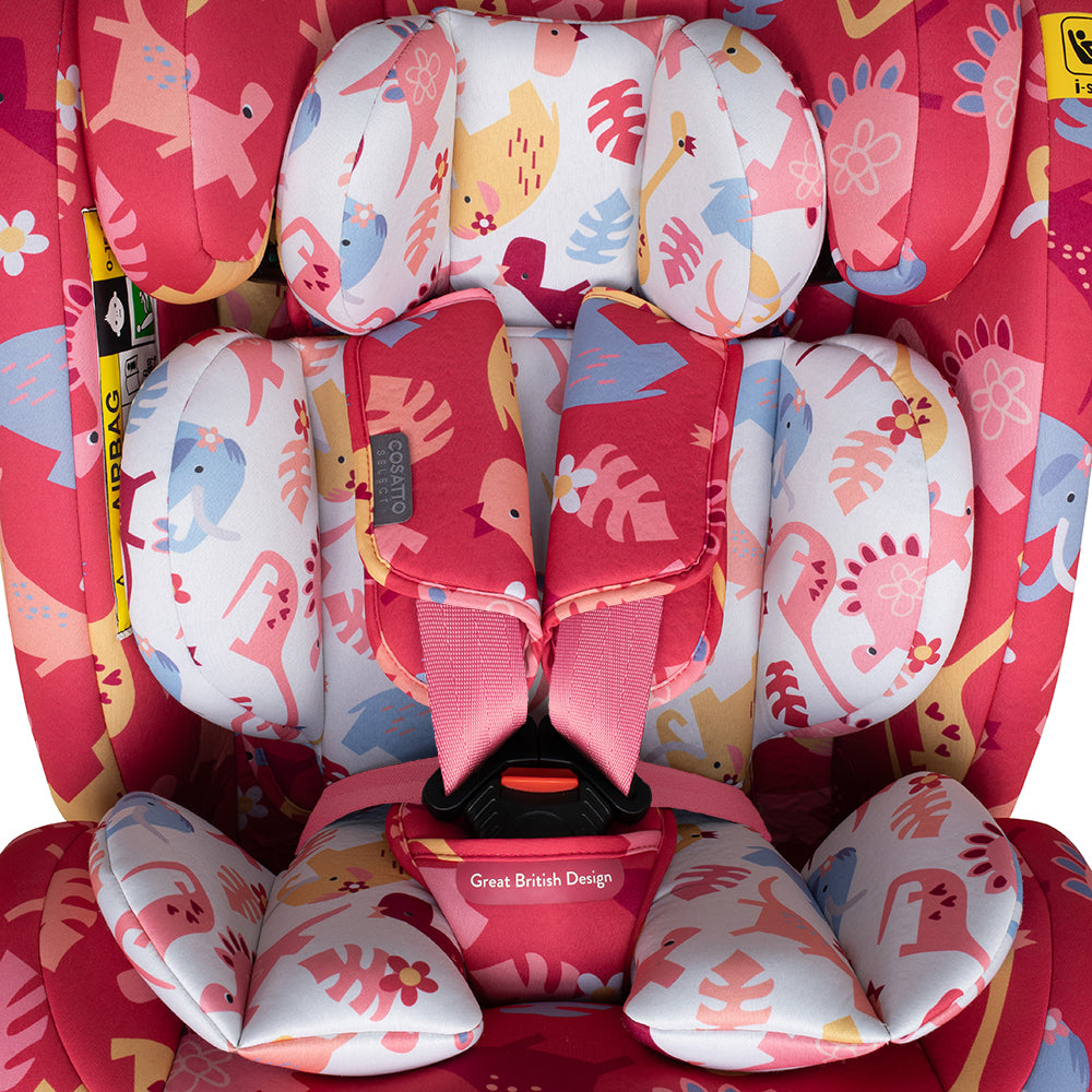 Get Set Grow i-Size Car Seat Dino Delite