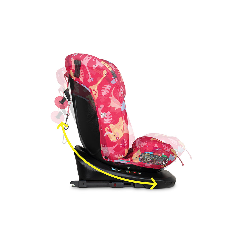 Get Set Grow i-Size Car Seat Dino Delite