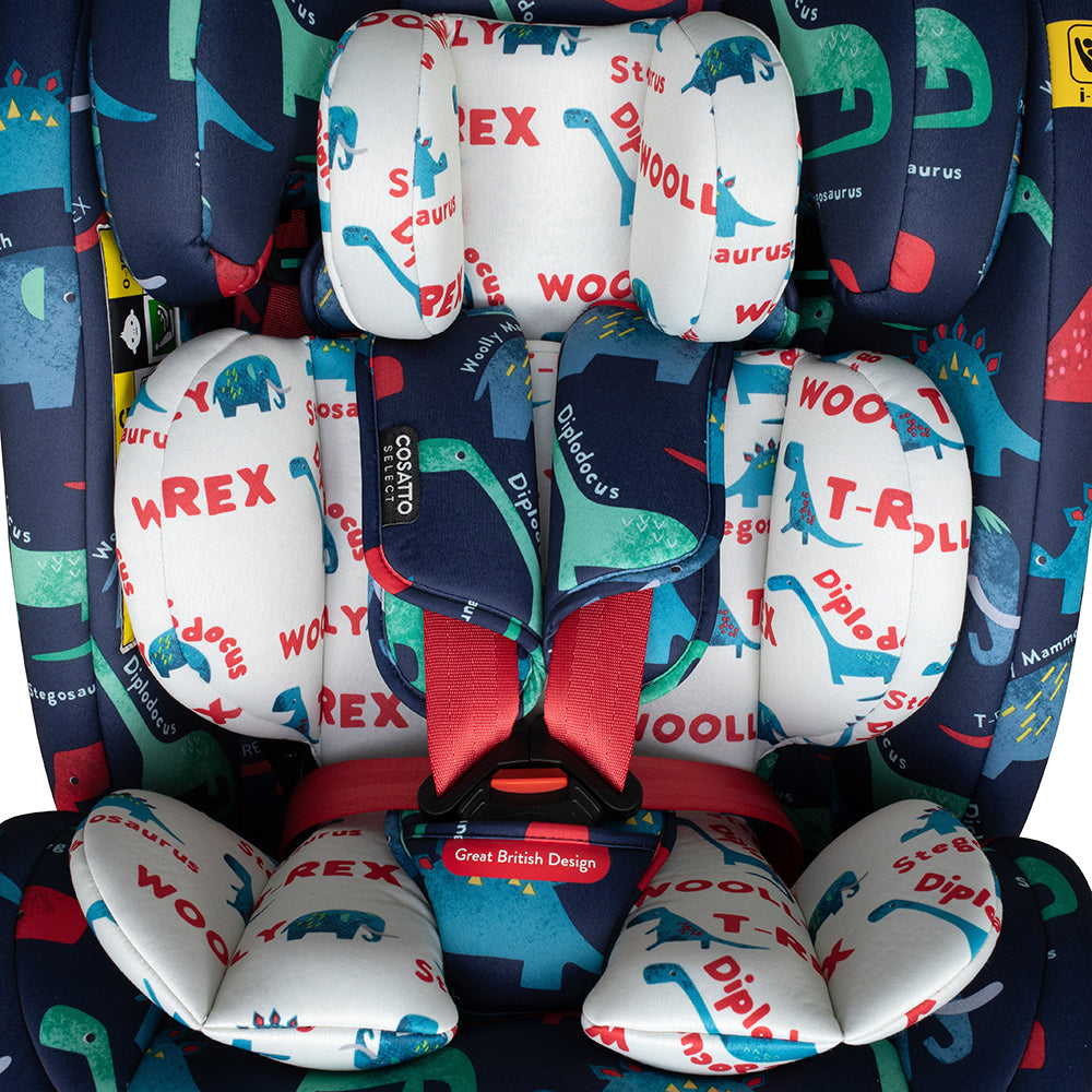 Get Set Grow i-Size 360 Car Seat D is for Dino