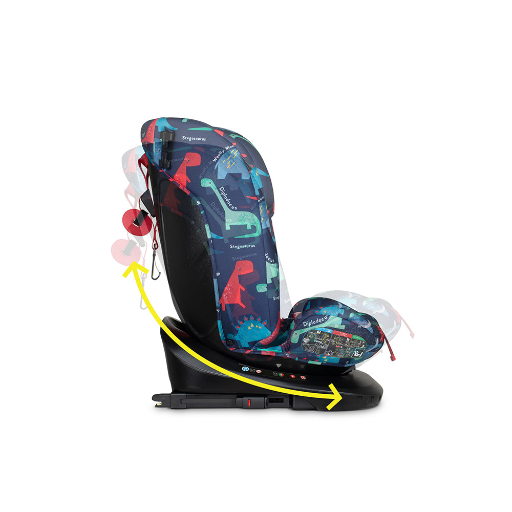Get Set Grow i-Size 360 Car Seat D is for Dino
