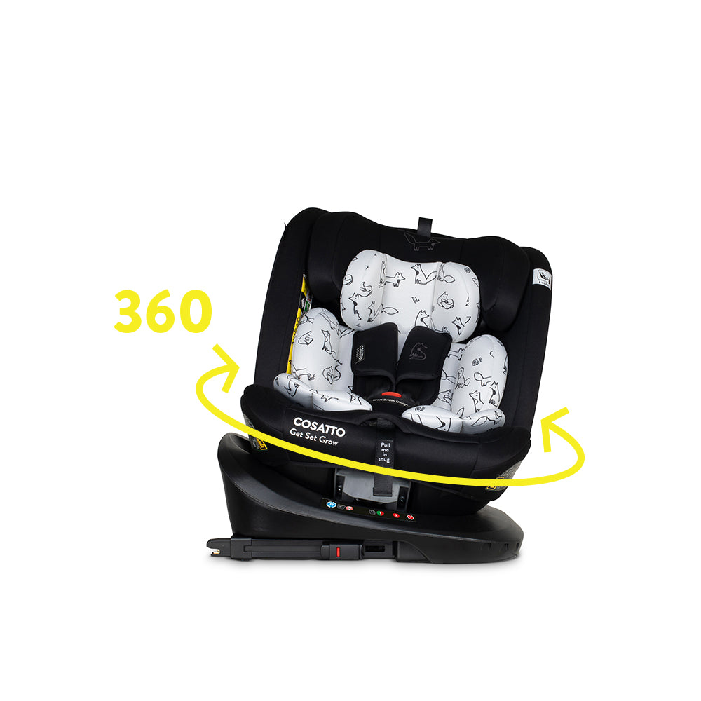 Get Set Grow i-Size 360 Car Seat Foxed