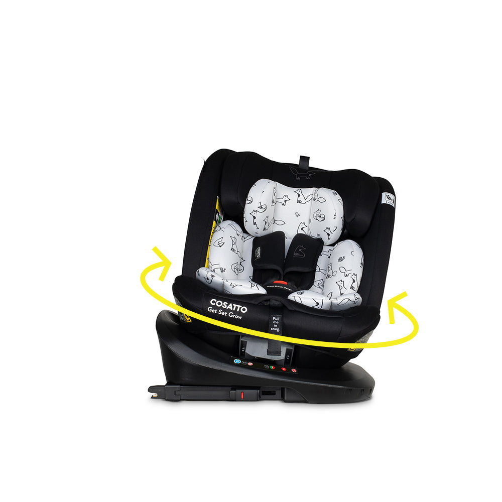 Get Set Grow i-Size 360 Car Seat Foxed