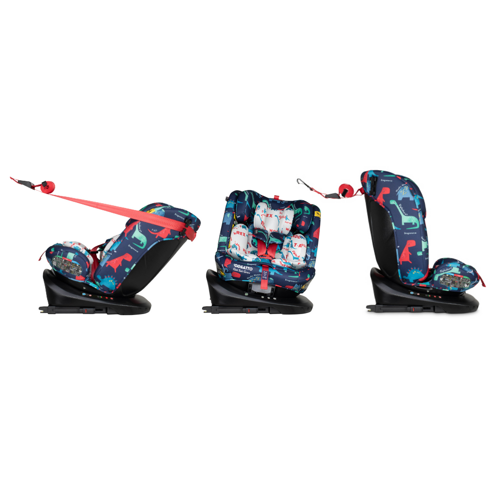 Get Set Get Set Grow i-Size 360 Car Seat D is for Dino – Cosatto Store