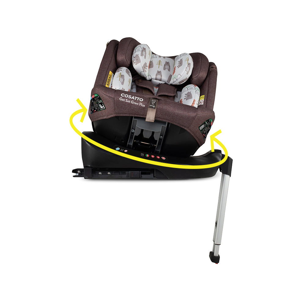 Get Set Grow Plus i-Size 360 Car Seat Bear Hug