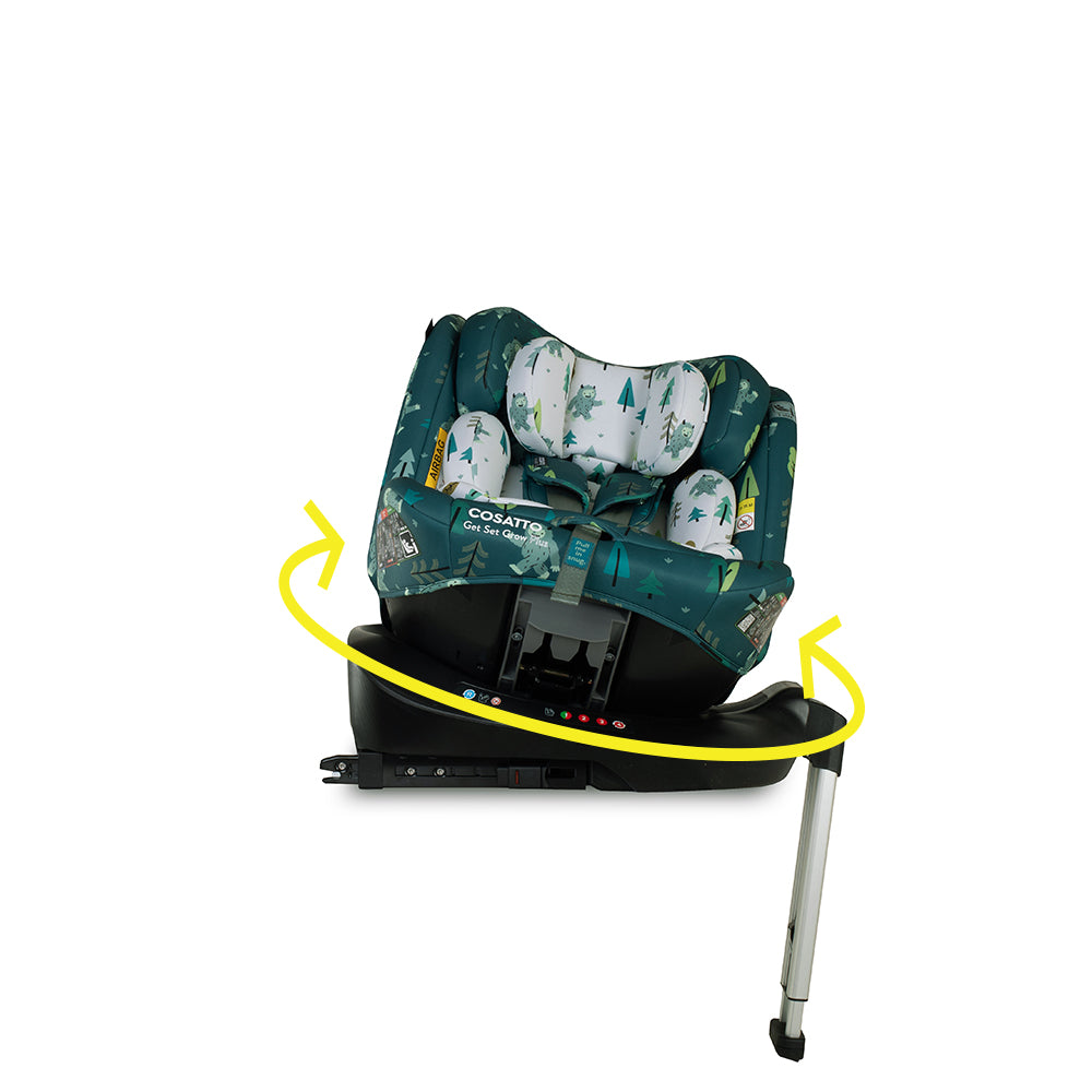 Get Set Grow Plus i-Size 360 Car Seat Yoohoo Yeti