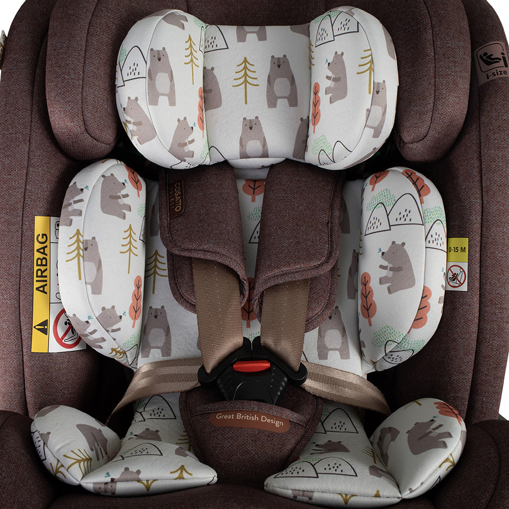 Get Set Grow Plus i-Size 360 Car Seat Bear Hug