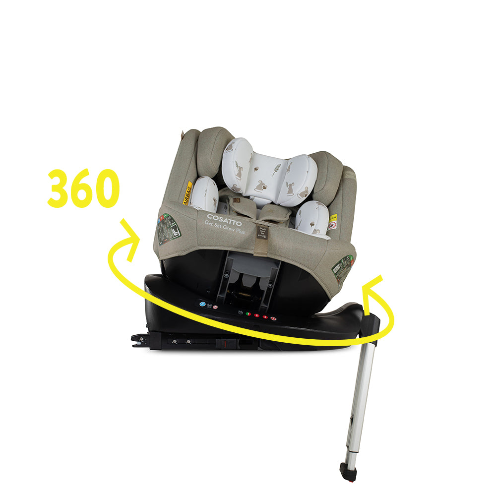 Get Set Grow Plus i-Size 360 Car Seat Hushmouse