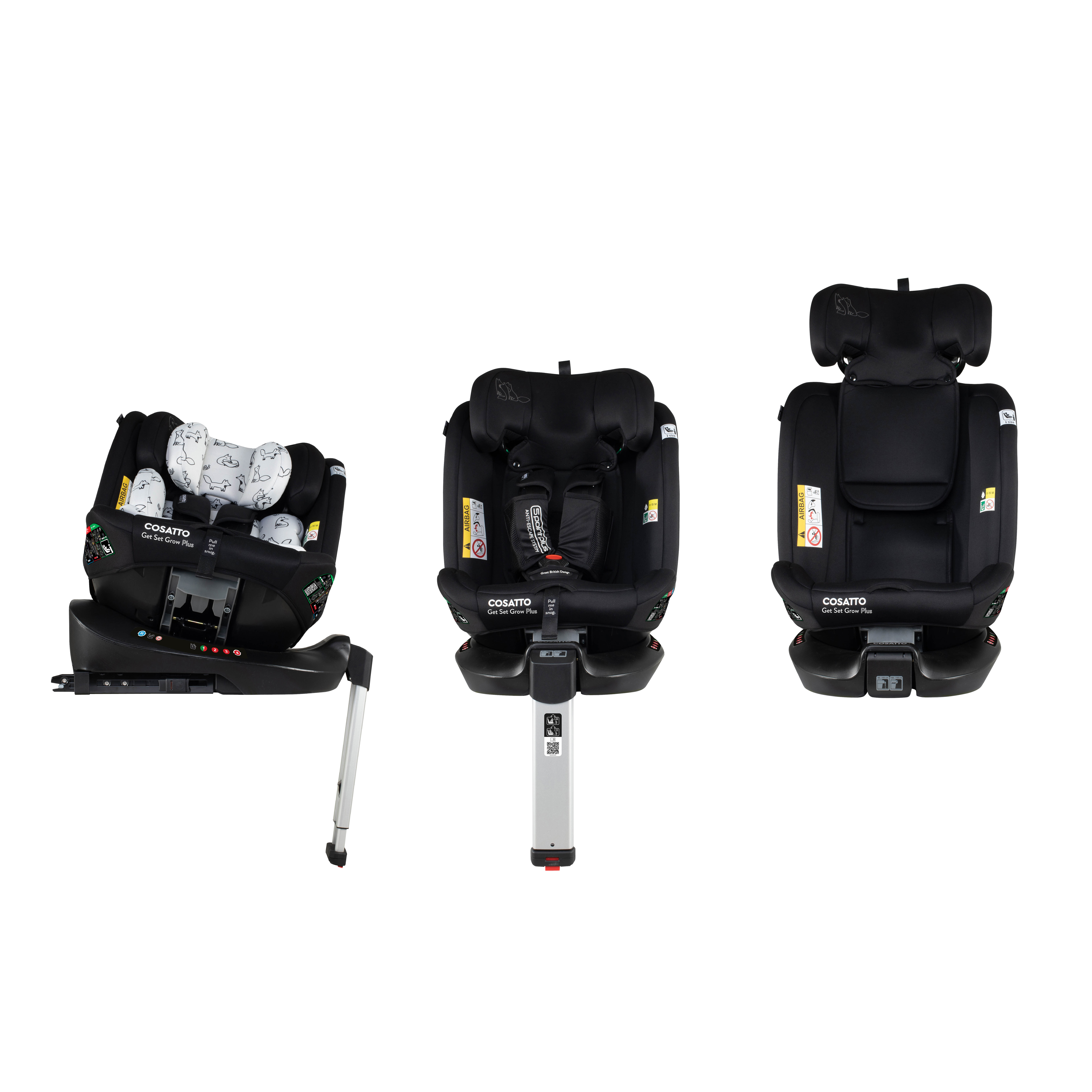 Get Set Grow Plus i-Size 360 Car Seat Foxed