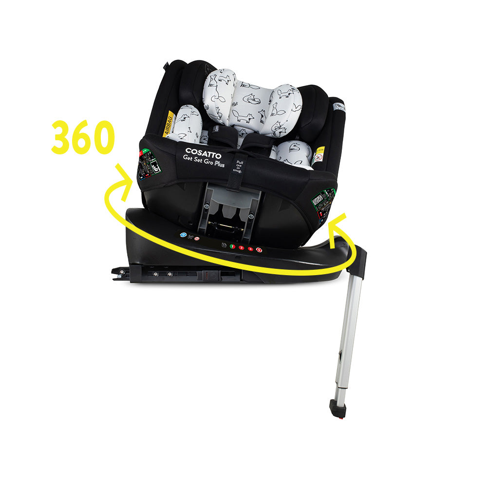 Get Set Gro Plus i-Size 360 Car Seat Foxed